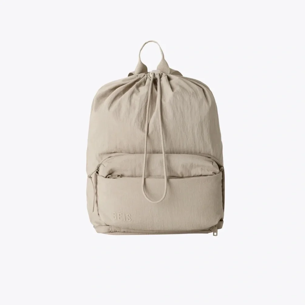 BEIS | Bags | Beis The Compactible Backpack In Oat Nwt  display picture 1